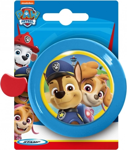 Dzwonek rowerowy dla dzieci z motywem Psi Patrol
