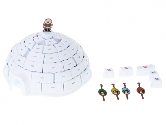 Gra planszowa buduj igloo z pingwinami