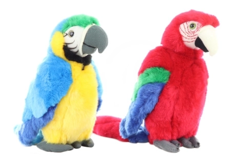 Pluszowa papuga