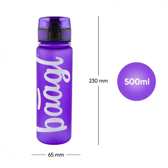 Fioletowa Butelka Tritanowa Na Napój 500ml Baagl