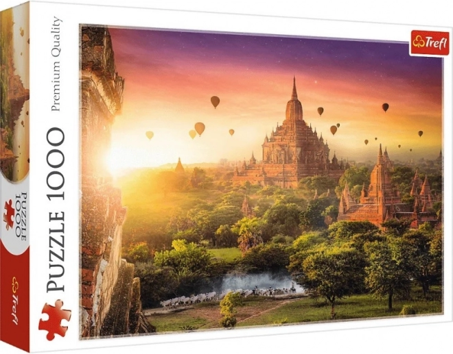 Puzzle 1000 elementów – starożytny świątynny kompleks w Mjanmie TREFL