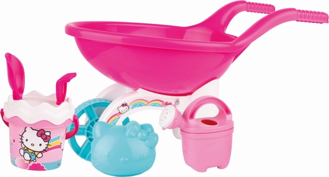 Androni Taczka Hello Kitty duża z zestawem do piasku