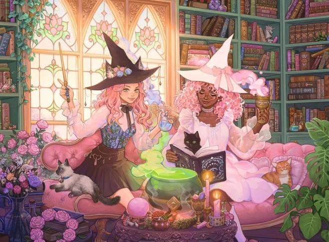 RAVENSBURGER puzzle Zaczarowana biblioteka, 200 XXL elementów