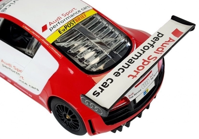 Rastar Audi R8 LMS zdalnie sterowany samochód 1:14 biało-czerwony