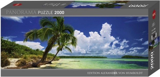 Puzzle 2000 elementów Heye – rajskie palmy