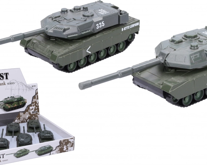Metalowy czołg 14,5 cm