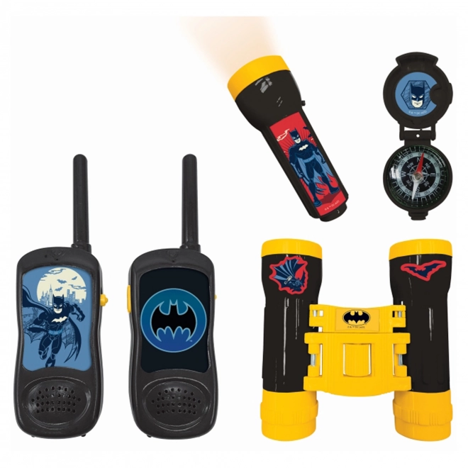 Zestaw przygodowy Batman z krótkofalówkami, lornetką i kompasem