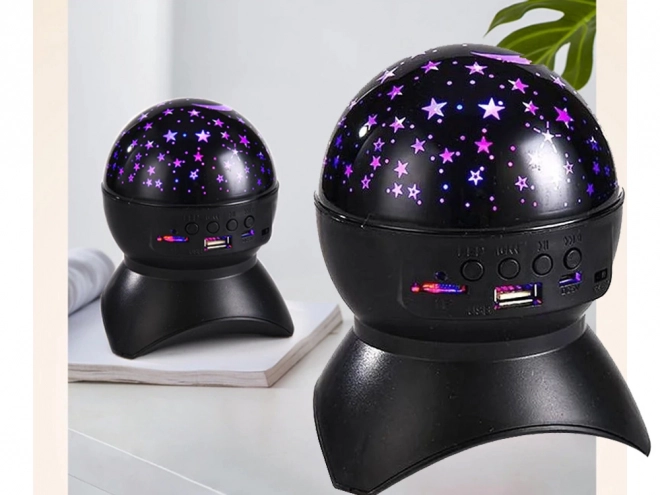 Projektor gwiezdnego nieba z LED i głośnikiem Bluetooth