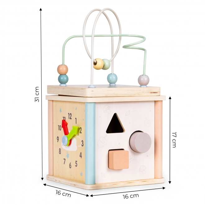 Drewniane edukacyjne klocki Ecotoys