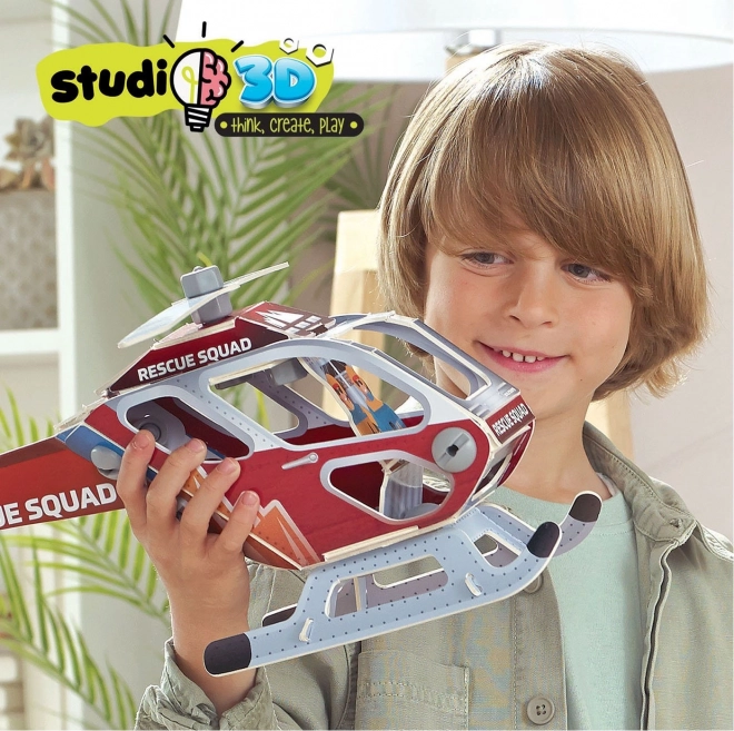 EDUCA Studio model 3D Śmigłowiec Ratunkowy
