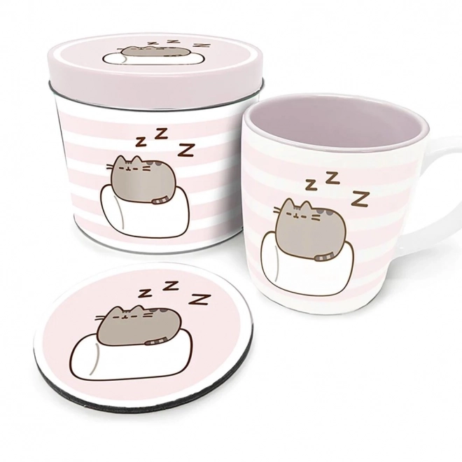 Zestaw upominkowy Pusheen puszka metalowa