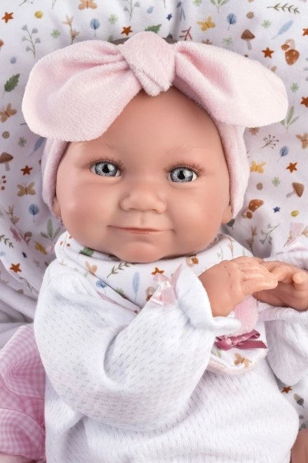 Llorens 73901 NOWORODEK DZIEWCZYNKA - realistyczna lalka niemowlę z całkowicie winylowym ciałem - 40 cm