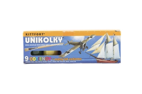Zestaw kolorów modelarskich Unikolky