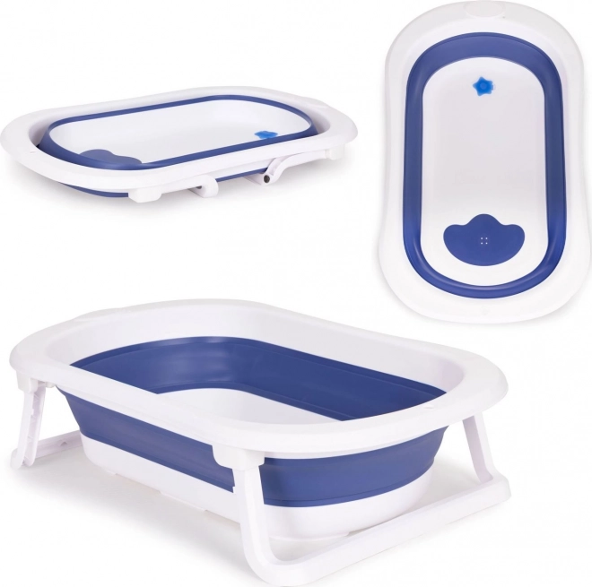 ECOTOYS Składana wanienka, niebieska