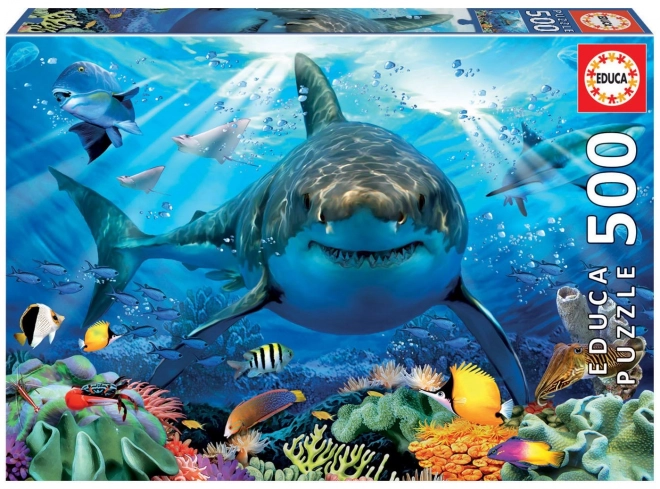 Puzzle Biały Rekin 500 elementów