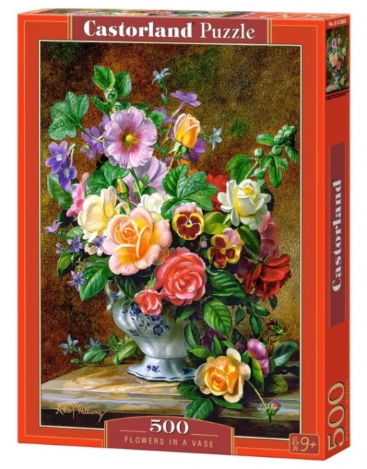 Puzzle Kwiaty w wazonie - 500 elementów