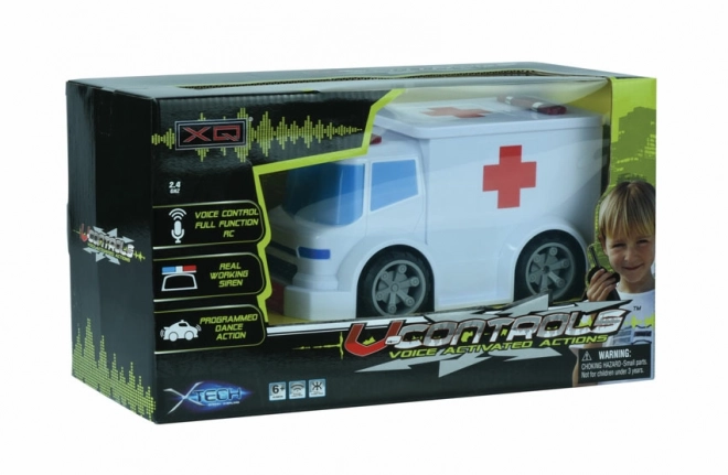 RC karetka z kontrolą głosową 1:24