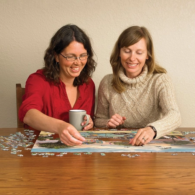 Puzzle Chata Surferska 1000 elementów od Cobble Hill
