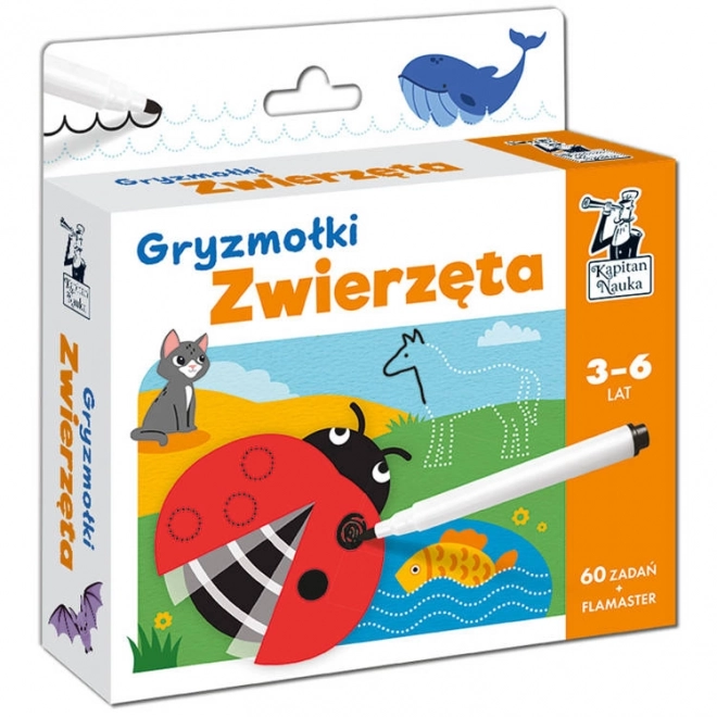 Karty rysunkowe Zwierzęta 3-6 lat KS0686