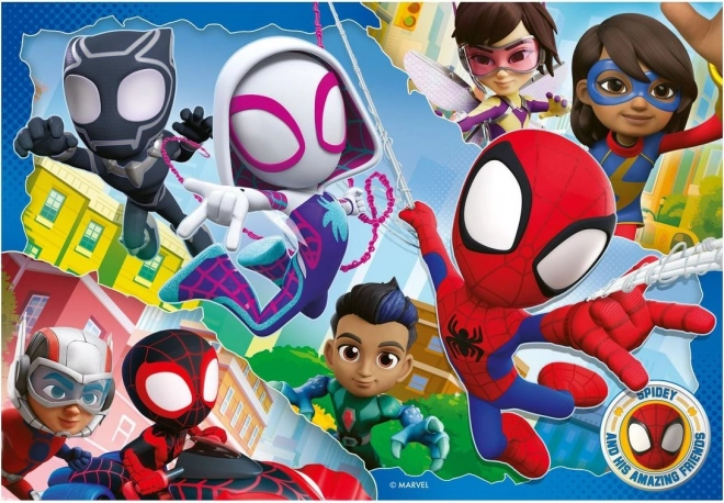 Puzzle Spidey i jego niesamowici przyjaciele 35 elementów