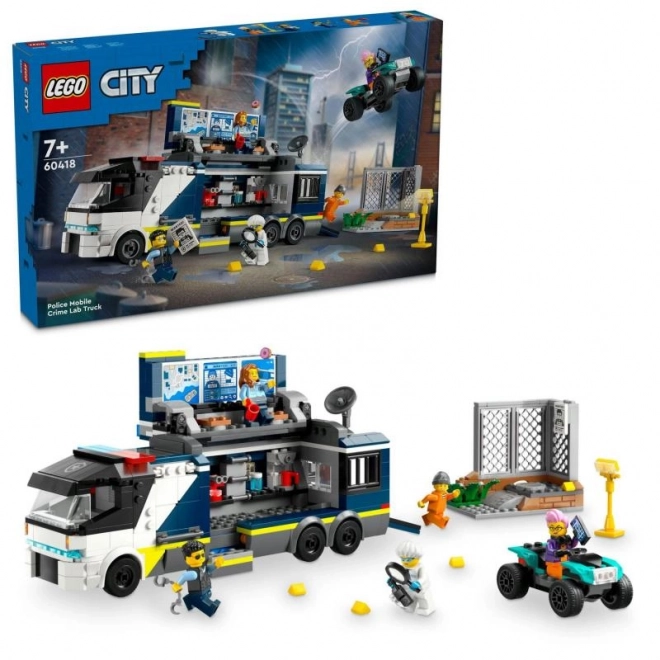 LEGO® City 60418 Mobilne laboratorium kryminalistyczne policji