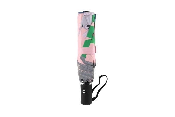 Parasolka składana dla dzieci, materiał/metal 28cm różowa w woreczku