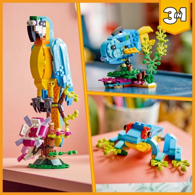 LEGO Creator 3w1 31136 Egzotyczna Papuga