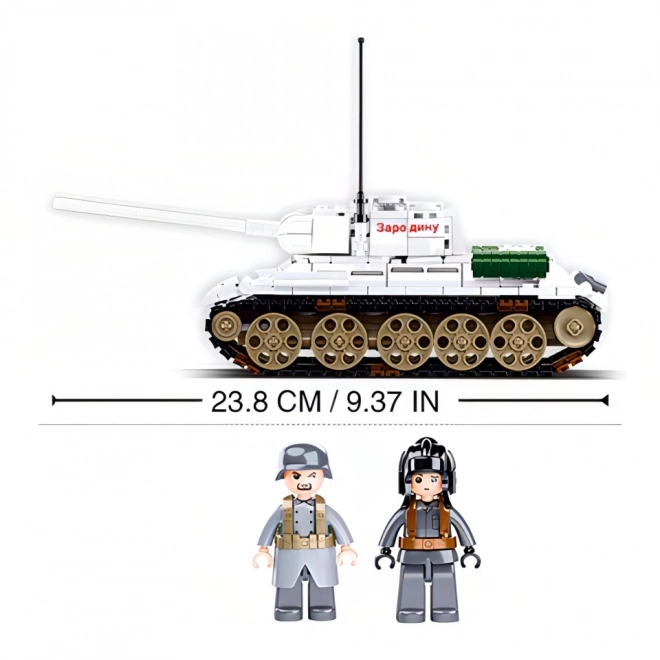 Sluban Bitwa o Budapeszt M38-B0978 Biały czołg T-34/85