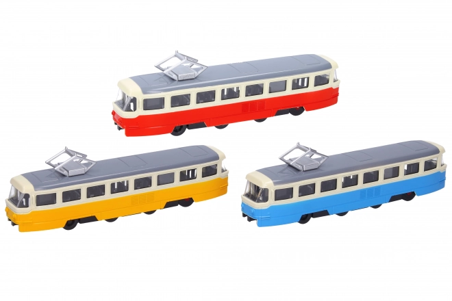Tramwaj metalowy z efektami 16 cm