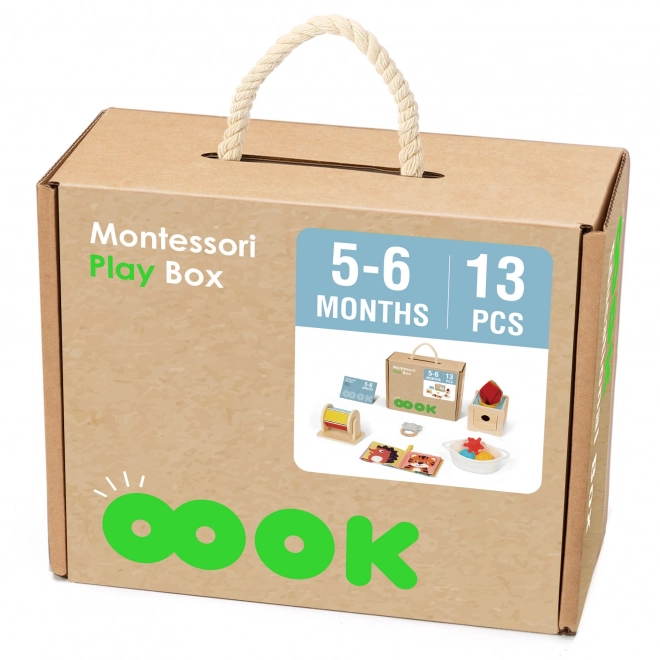 Tooky Toy duży montessori edukacyjny box 6w1