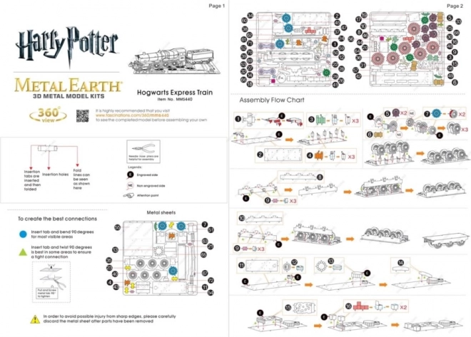 Metal Earth 3D puzzle Harry Potter: Hogwart Express