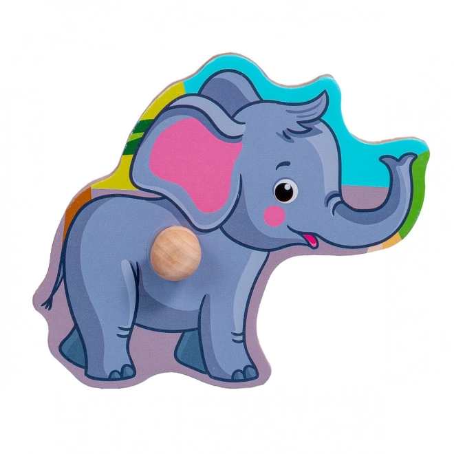 Drewniane puzzle ZOO