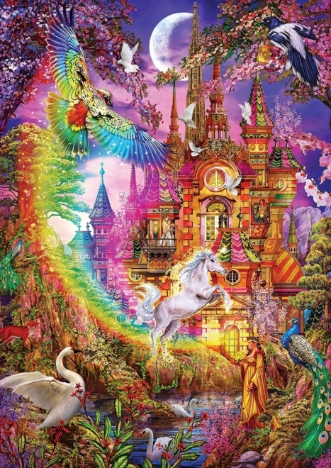 ART PUZZLE Puzzle Tęczowy Zamek 500 części