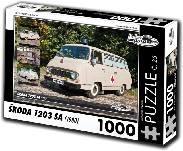 Puzzle Retro-Auta Škoda 1203 SA 1000 elementów