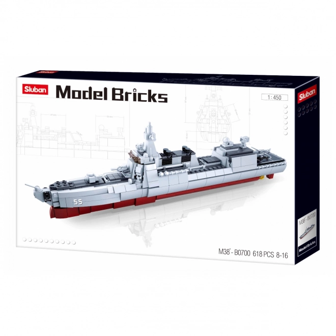 Klocki Modelowe Sluban M38-B0700 Łódź Torpedowa