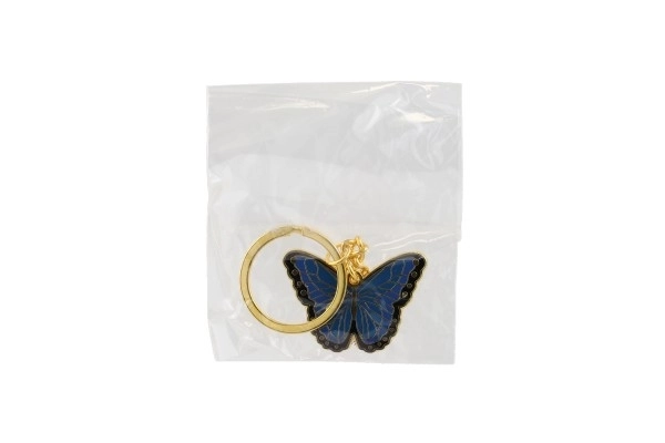 Metalowy breloczek Motyl