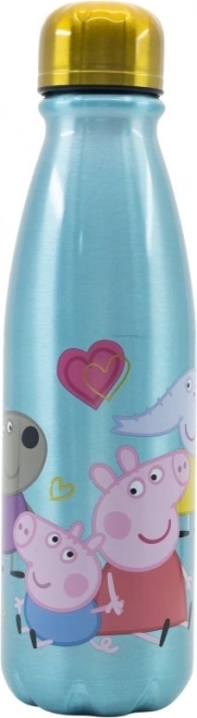 Aluminiowa butelka na napoje Świnka Peppa 600 ml