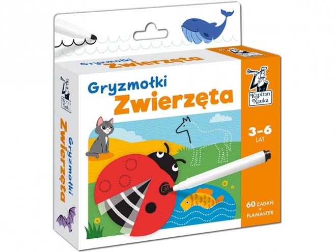 Karty rysunkowe Zwierzęta 3-6 lat KS0686
