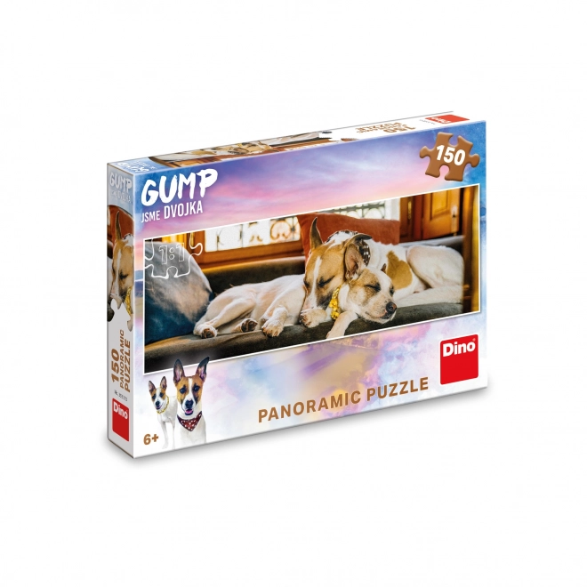 Gump: Jesteśmy duetem - Na kanapie 150 sztuk panoramiczne puzzle