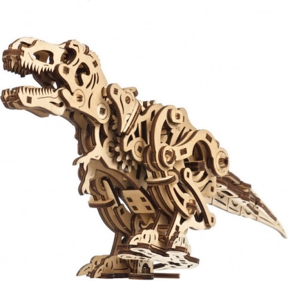 3D drewniane mechaniczne puzzle Tyrannosaurus Rex