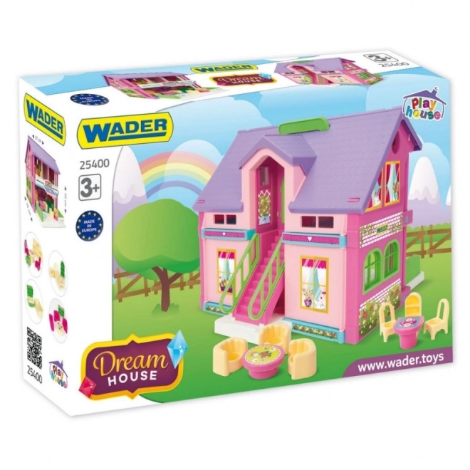 Domek do zabawy plastikowy 40x35cm w pudełku Wader