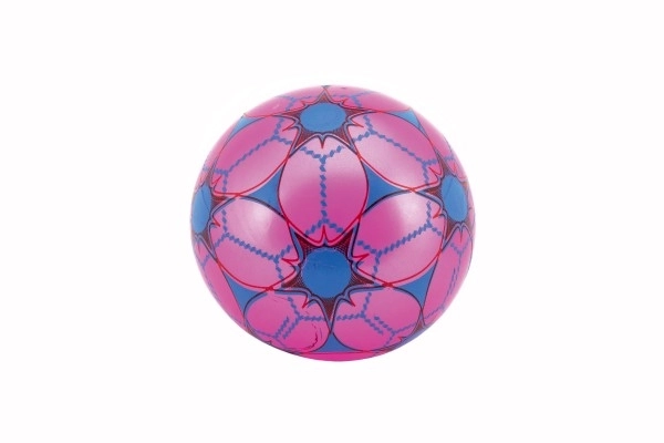 Kolorowa nienapompowana gumowa piłka w siatce - 23 cm