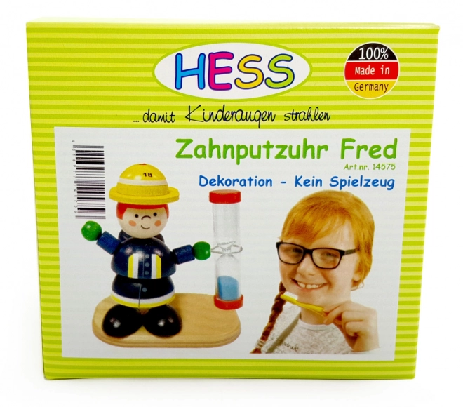Klepsydra z figurką strażaka dla dzieci