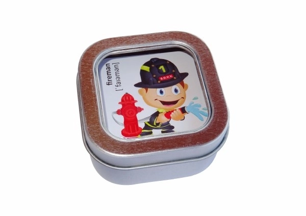 Pexeso Zawody wodoodporne 64 karty w metalowym pudełku 6x6x4cm