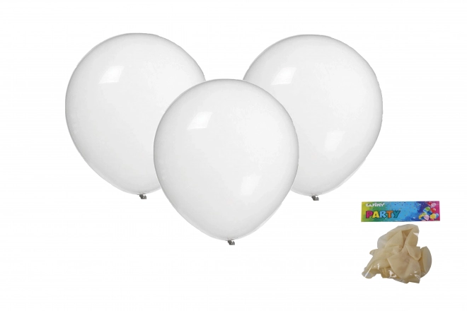 Przezroczyste balony dmuchane 30 cm - 10 sztuk
