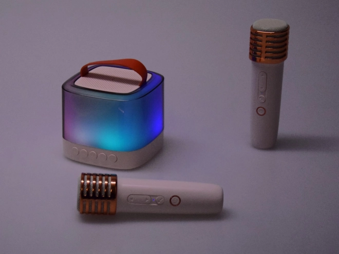 Mikrofon z bezprzewodowym głośnikiem i Bluetooth