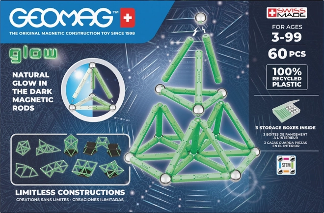GEOMAG Glow 60 elementów