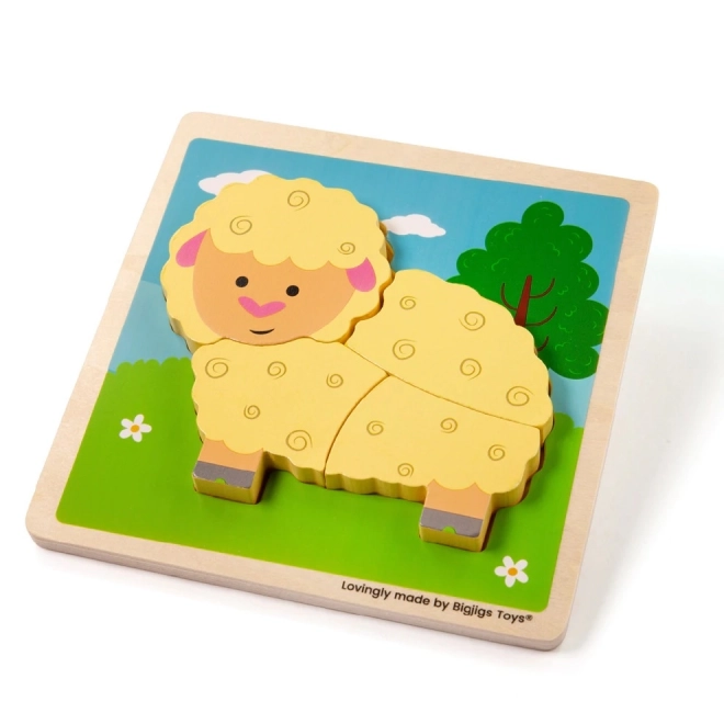 Bigjigs Toys Układanka Owieczka