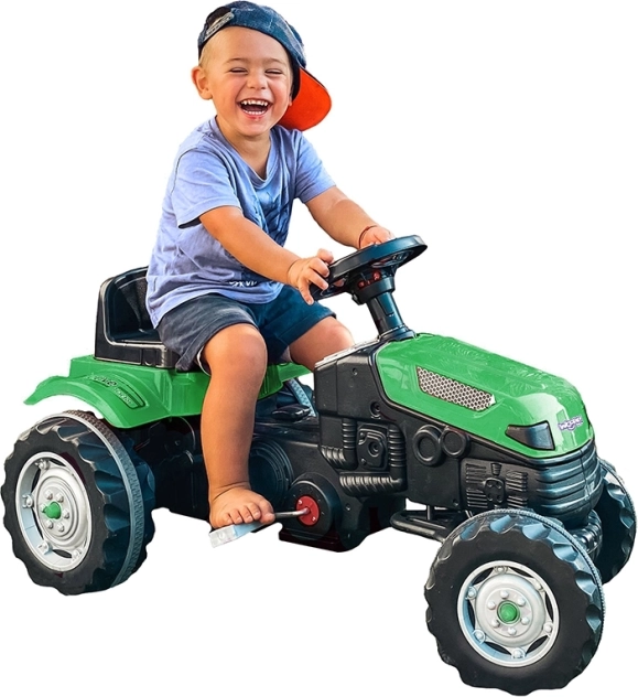 traktor na pedały WOOPIE Farmer GoTrac z cichymi kołami