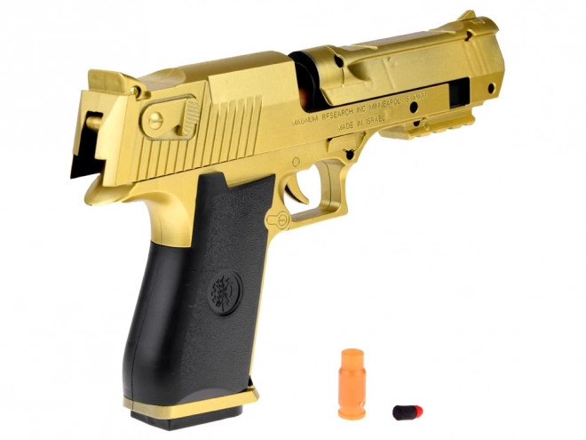 Dziecięcy pistolet na piankowe naboje z tłumikiem